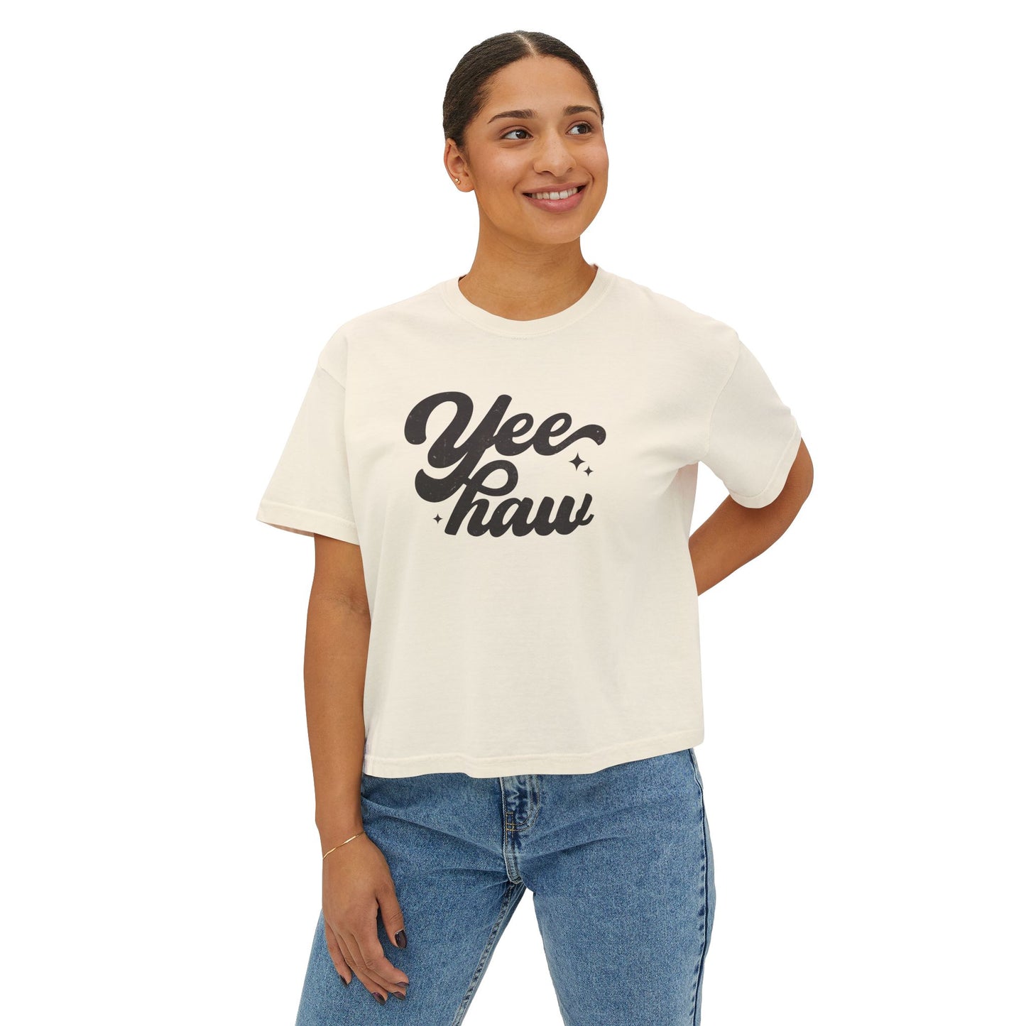 Yeehaw Boxy Tee