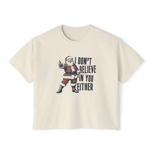 Santa Boxy Womens Tee